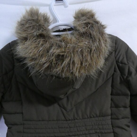 ZARA - Outerwear Collection | size 7 girls | Brown Hooded Puffer Coat - Picture 10 of 14